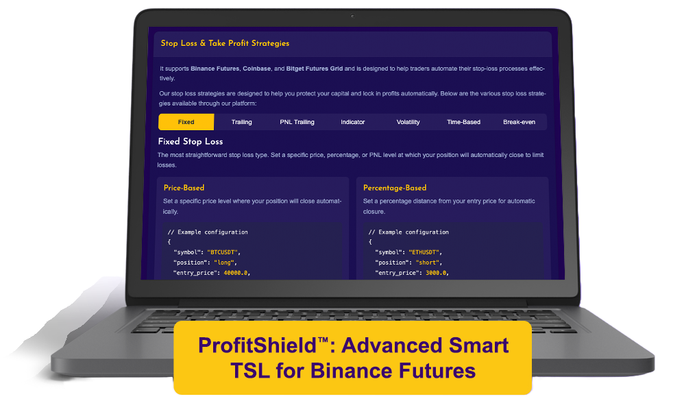 ProfitShield Trading Interface